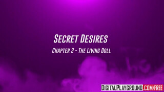 DigitalPlayground - Casey Caslvert szexy fehérneműben lovagol