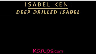 Isabel Keni meghágva méretes dákóval - Karups